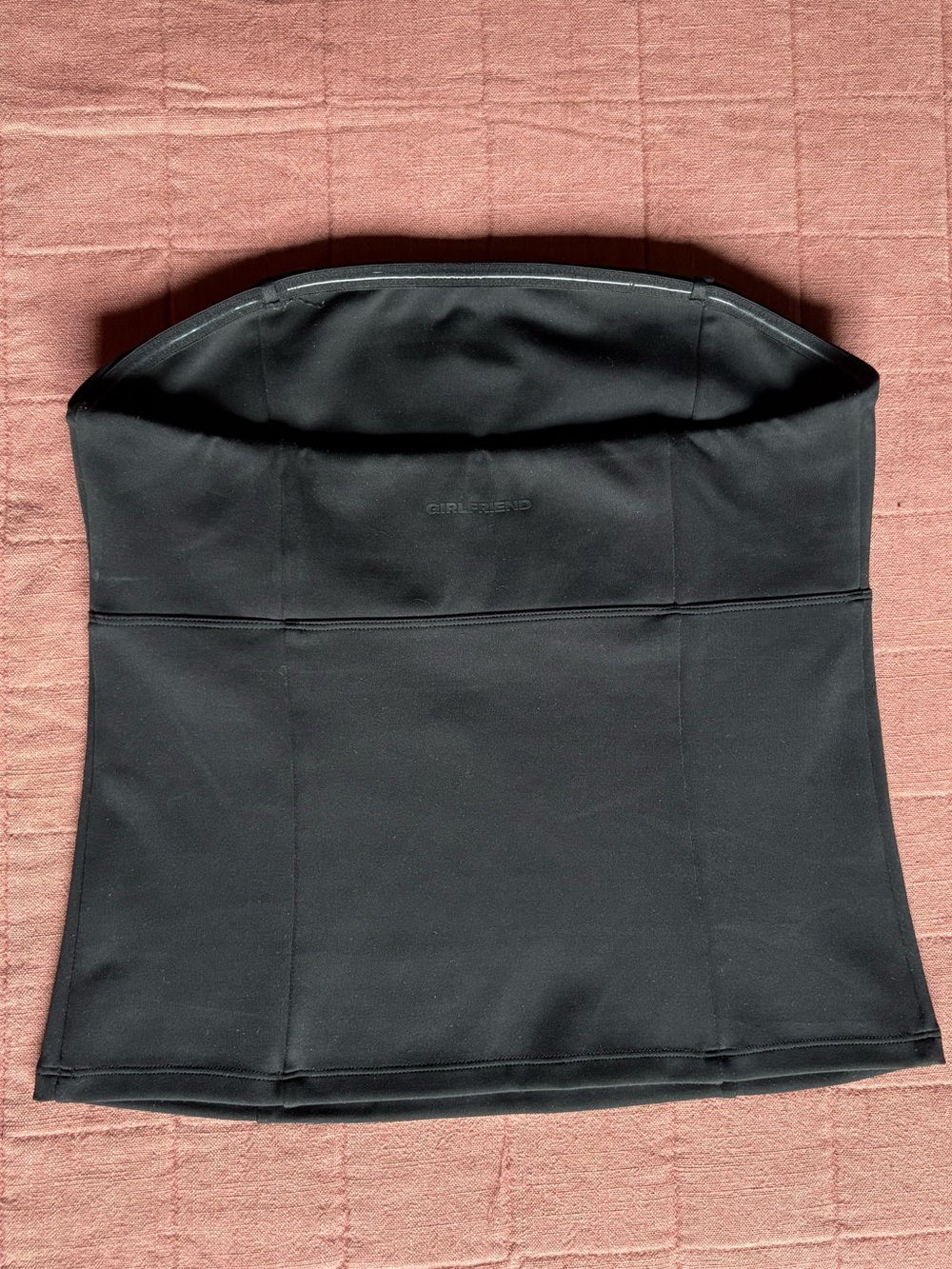 girlfriend collective Black Tube Top - Size Large - Picture 5 of 5
